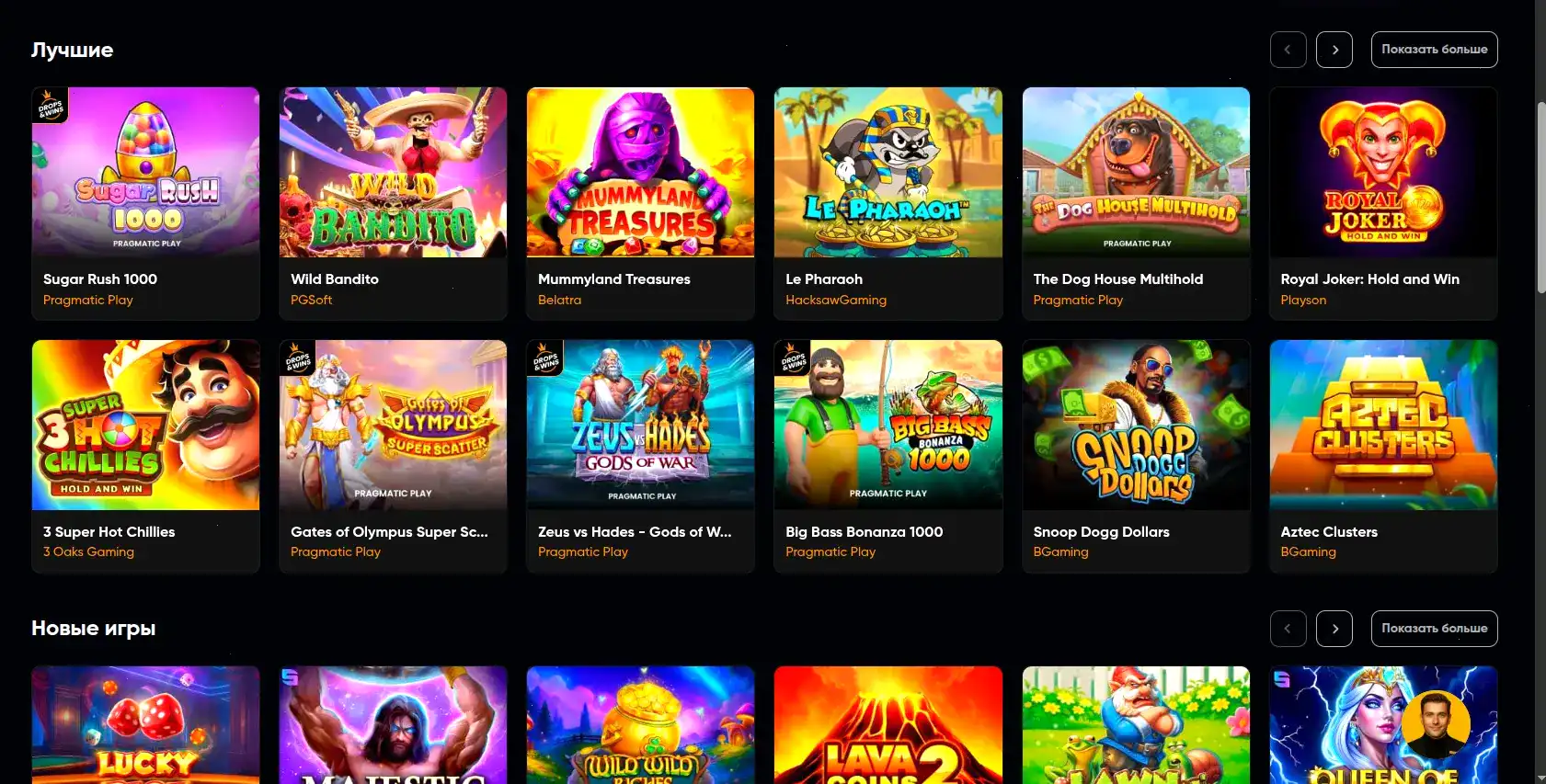 профиль победы в слоте Dog House multi